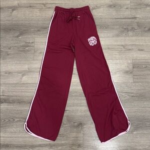That’s So Fetch Beckham Track Pants With Pink Trim Women’s Size Extra Small